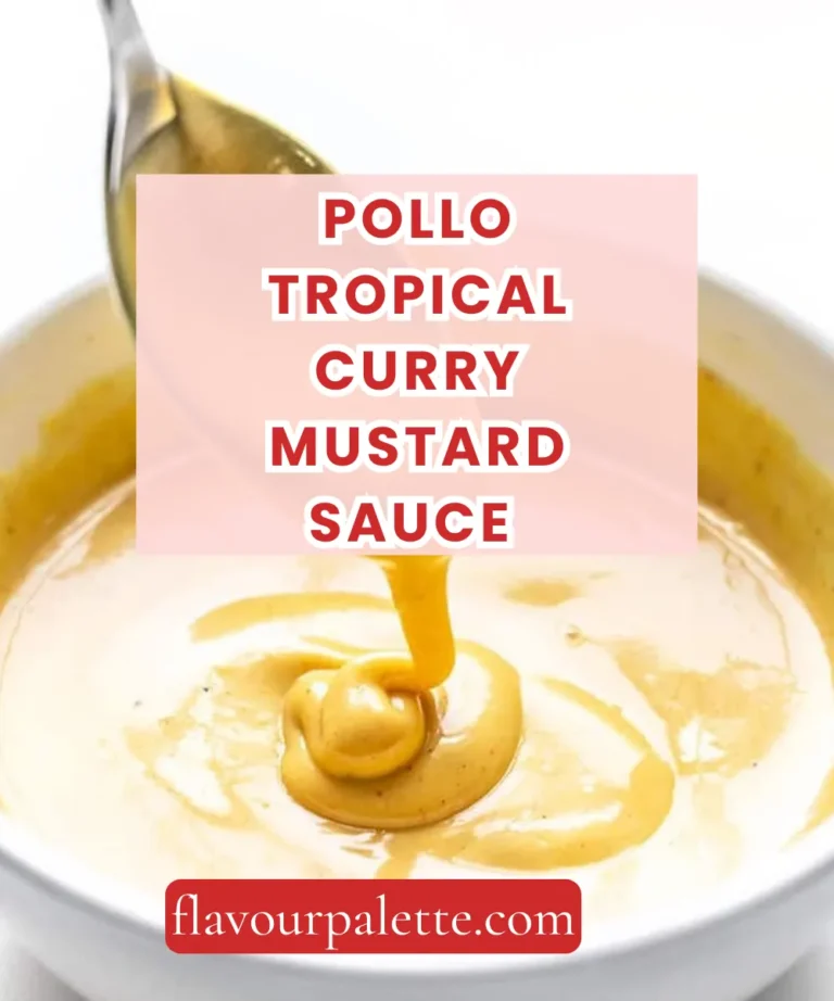 Pollo Tropical Curry Mustard Sauce Recipe: Tangy Caribbean Condiment