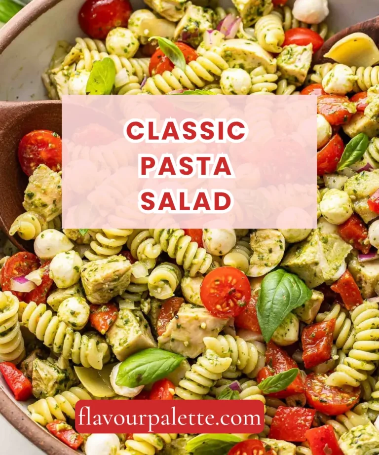 Classic Pasta Salad Recipe (Fresh, Colorful & Perfect for Any Occasion)