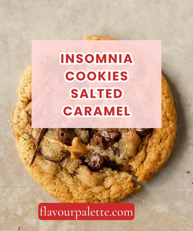 Insomnia Cookies Salted Caramel Recipe: Decadent Gooey Perfection
