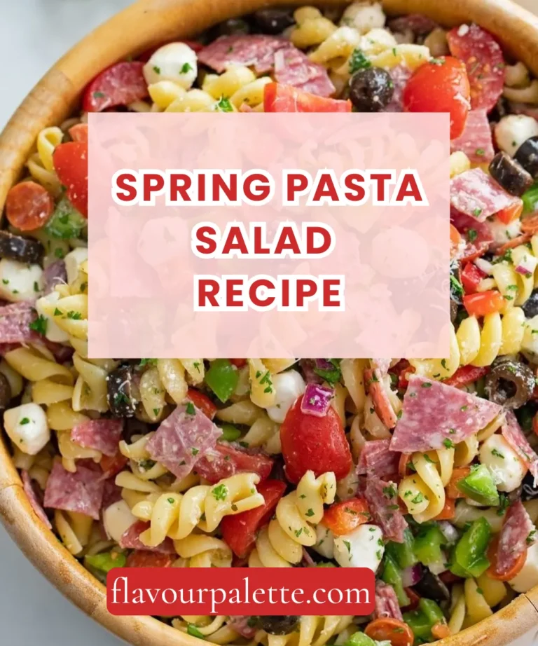 Spring Pasta Salad Recipe: Fresh and Vibrant