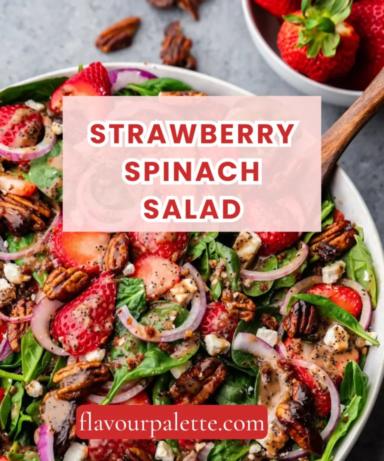 Strawberry Spinach Salad Recipe: Sweet and Savory Perfection