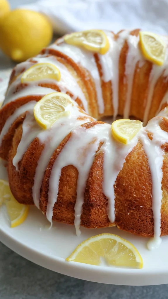 Lemon Drizzle Bundt Cake