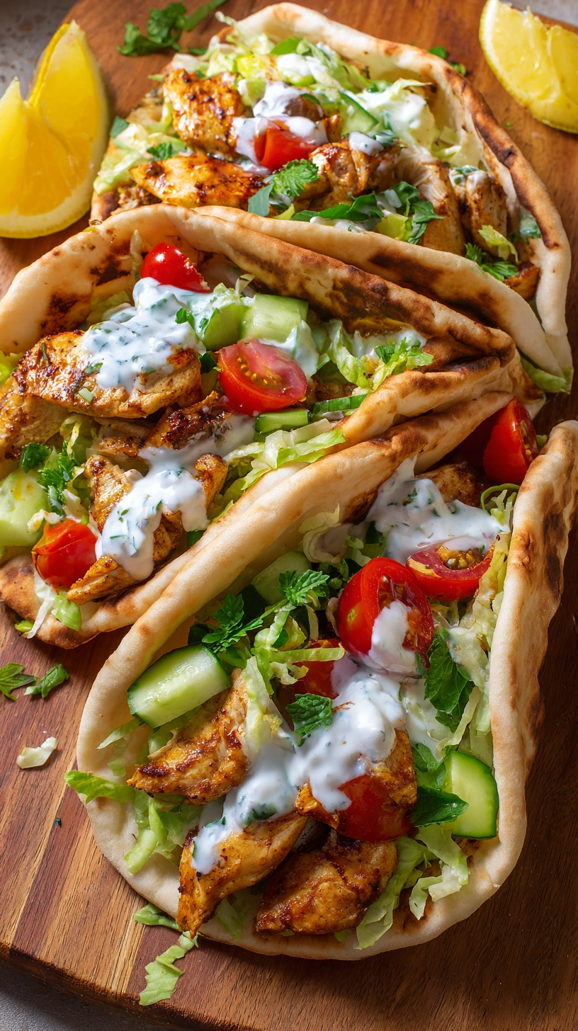 Mediterranean Chicken Pita
