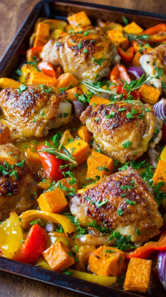 One Pan Honey Mustard Chicken 2