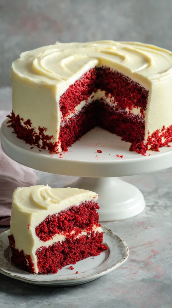 Red Velvet Cake with Cream Cheese Frosting