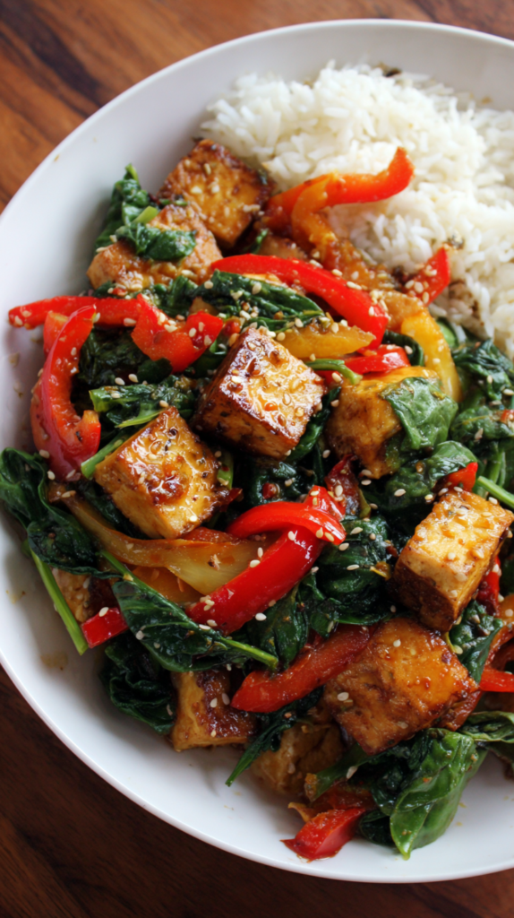 Soft Tofu Stir Fry with Vegetables