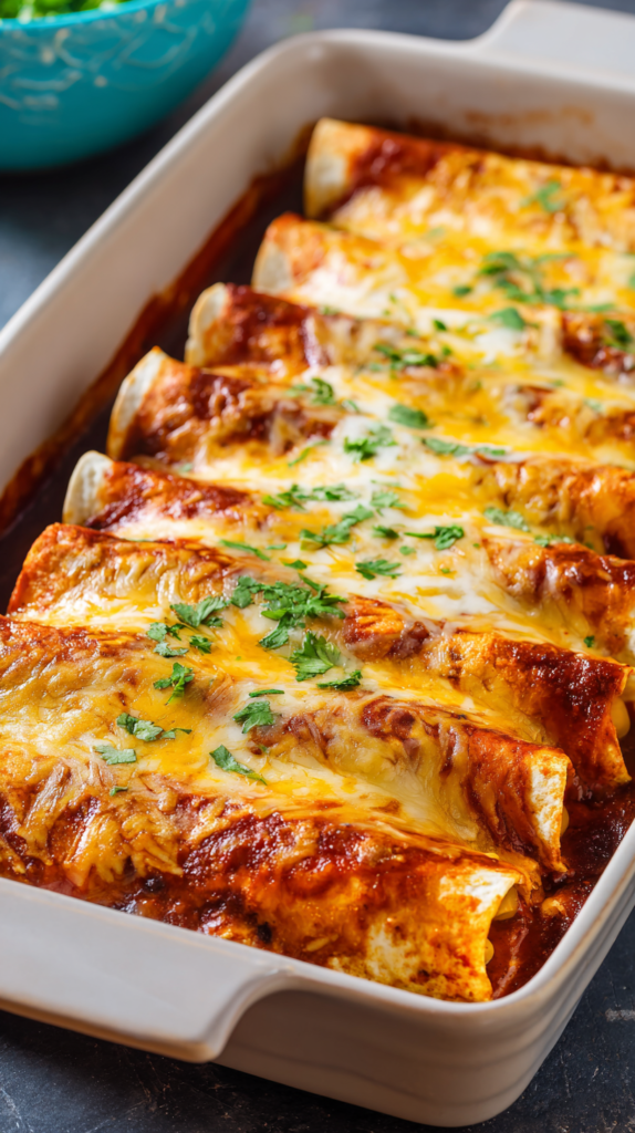 Sweet Potato and Black Bean Enchiladas