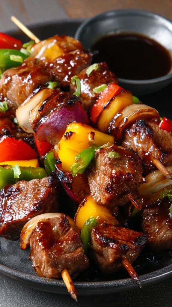 Teriyaki Beef Skewers