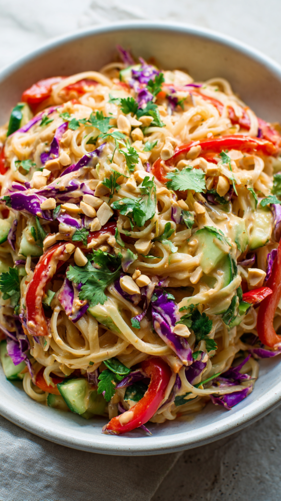 Thai Peanut Noodle Salad