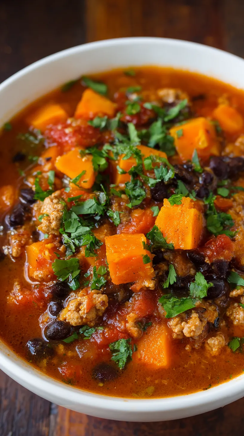 Turkey Chili with Black Beans