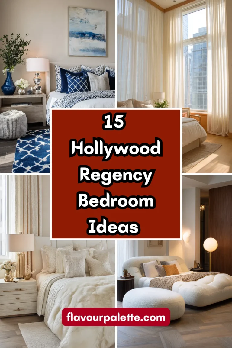 15 Hollywood Regency Bedroom Ideas for Glam Style