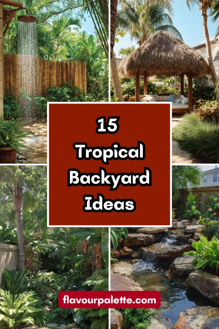 15 Tropical Backyard Ideas That Feel Like a Vacation