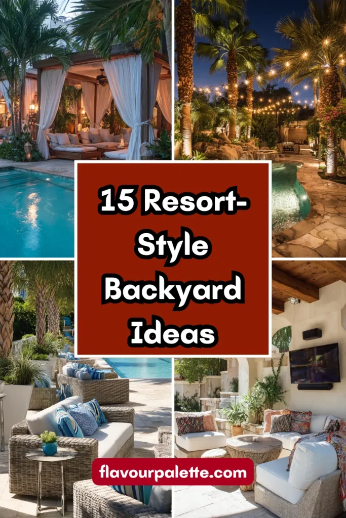 15 Resort-Style Backyard Ideas You Can Copy at Home 1 15 39