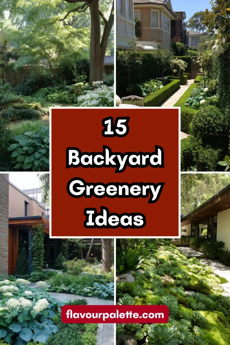 15 Backyard Greenery Ideas That Create a Rich Atmosphere