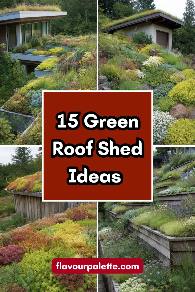 15 Green Roof Shed Ideas for Eco-Friendly Gardens