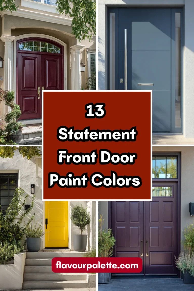 13 Statement Front Door Paint Colors That Transform Your Home’s First Impression