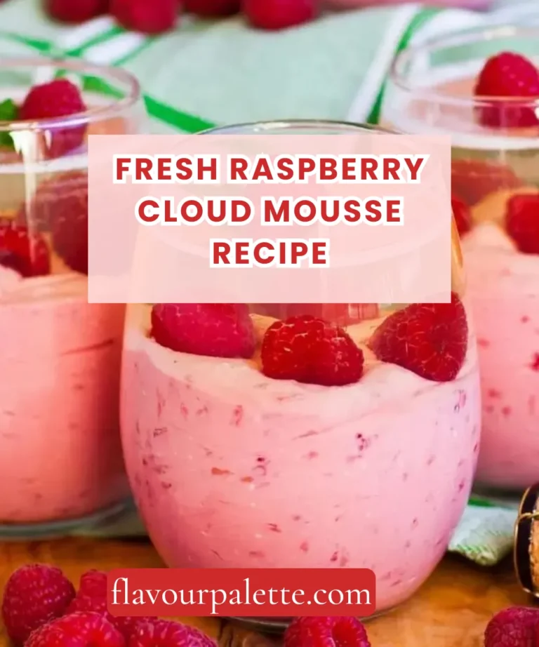 Fresh Raspberry Cloud Mousse Recipe: Light and Luscious