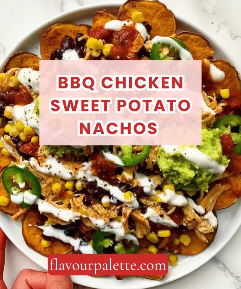 BBQ Chicken Sweet Potato Nachos – Smoky, Loaded & Crowd-Pleasing