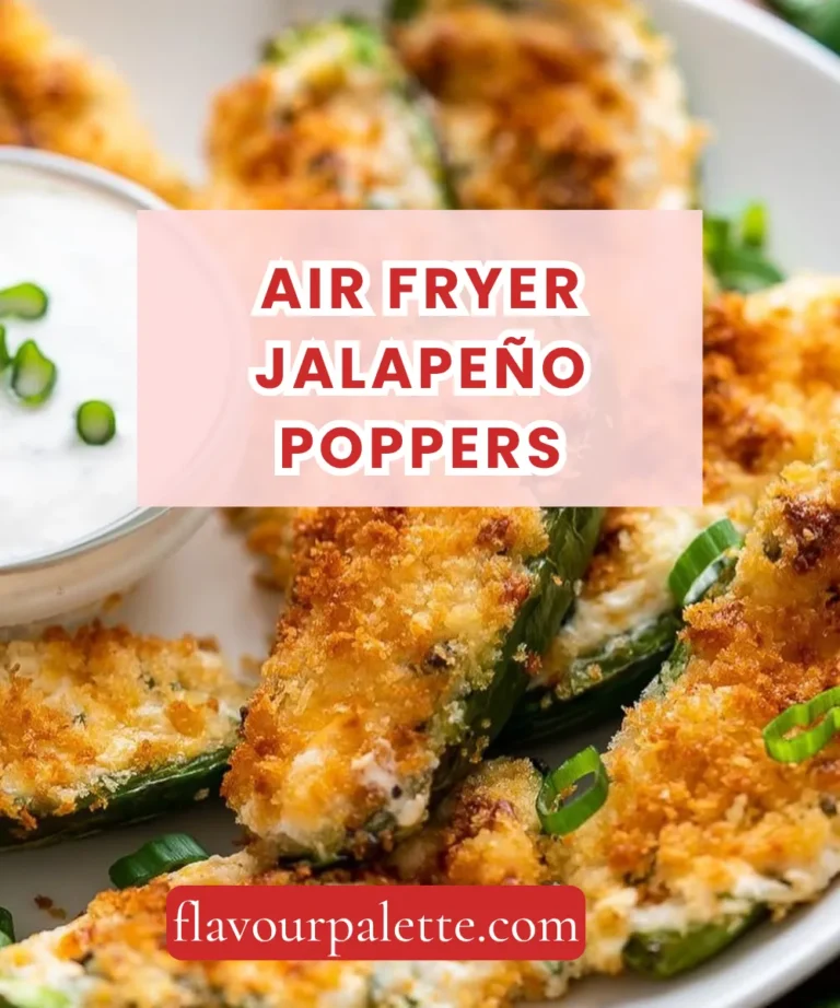 Air Fryer Jalapeño Poppers – Crispy, Cheesy & Dangerously Addictive