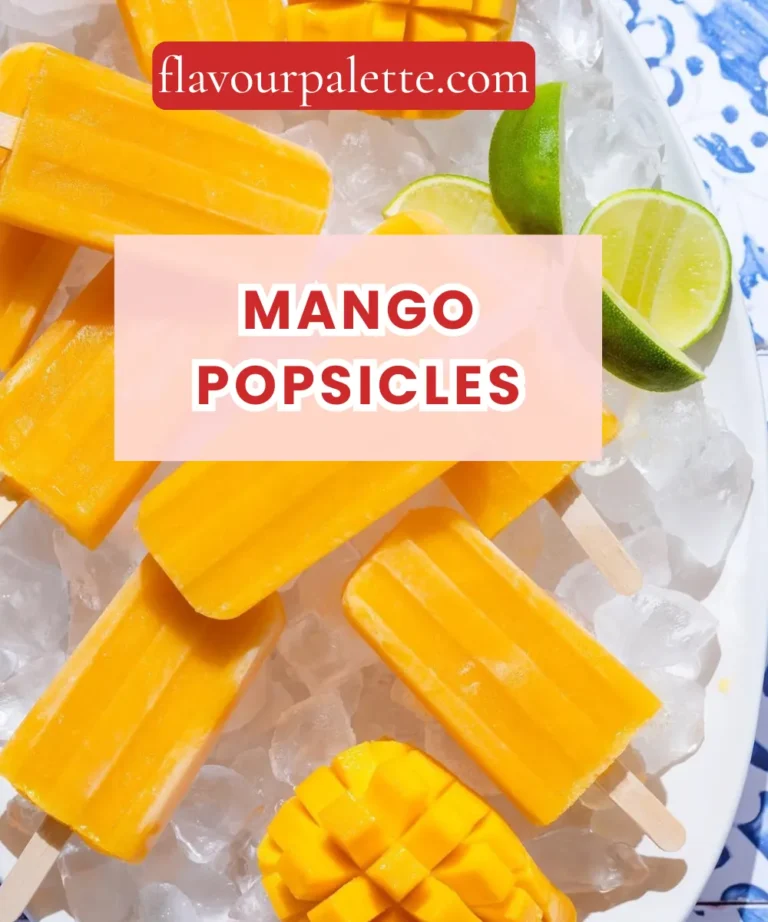Mango Popsicles – Creamy, Tropical & Irresistibly Refreshing