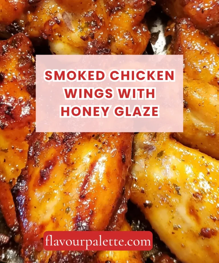 Smoked Chicken Wings with Honey Glaze – Perfect for Dad’s Day