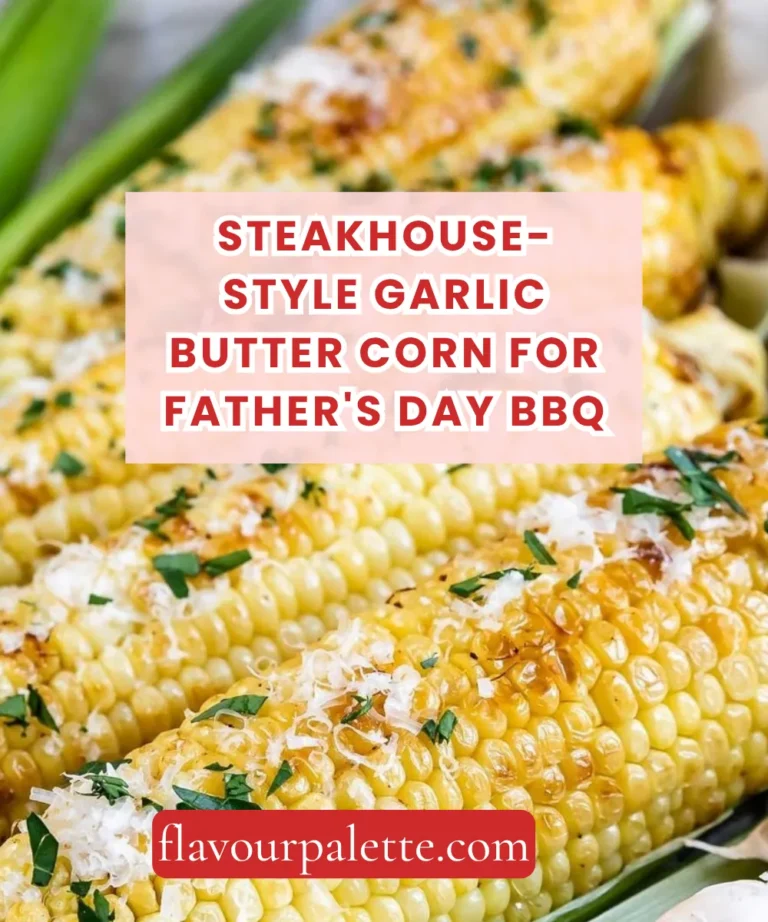 Steakhouse-Style Garlic Butter Corn for Father’s Day BBQ