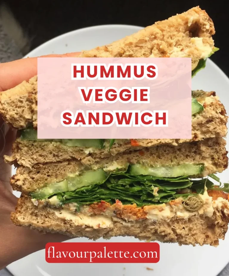 Hummus Veggie Sandwich: The Ultimate Garden-Fresh Stack