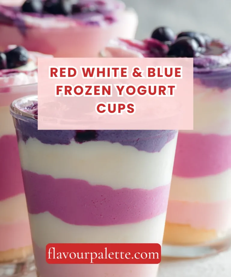 Red White & Blue Frozen Yogurt Cups – Quick Patriotic Treat