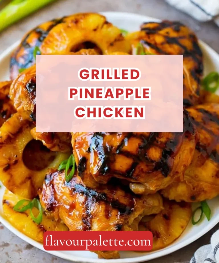 Grilled Pineapple Chicken: A Smoky, Tropical Island Escape