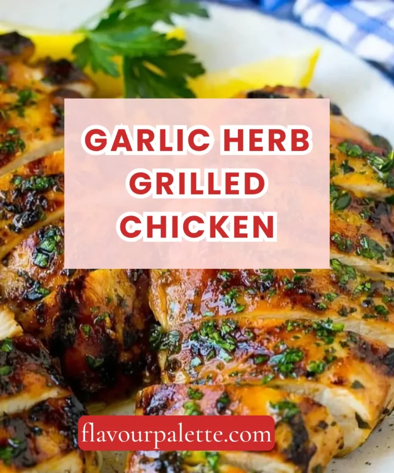 Garlic Herb Grilled Chicken – Juicy, Flavourful & Foolproof