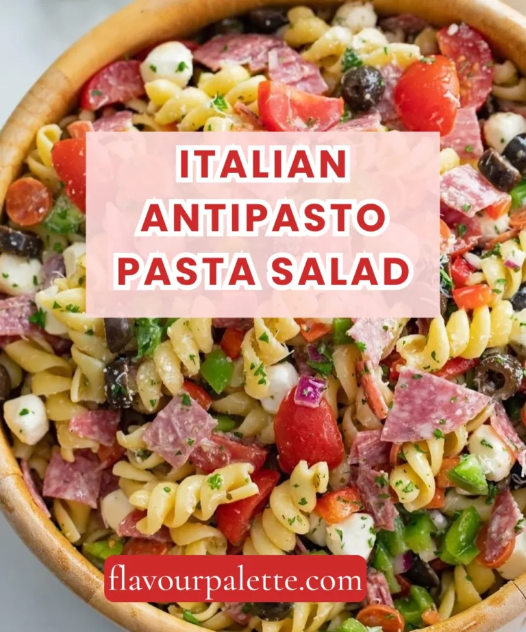 Italian Antipasto Pasta Salad: The Ultimate Zesty Crowd-Pleaser