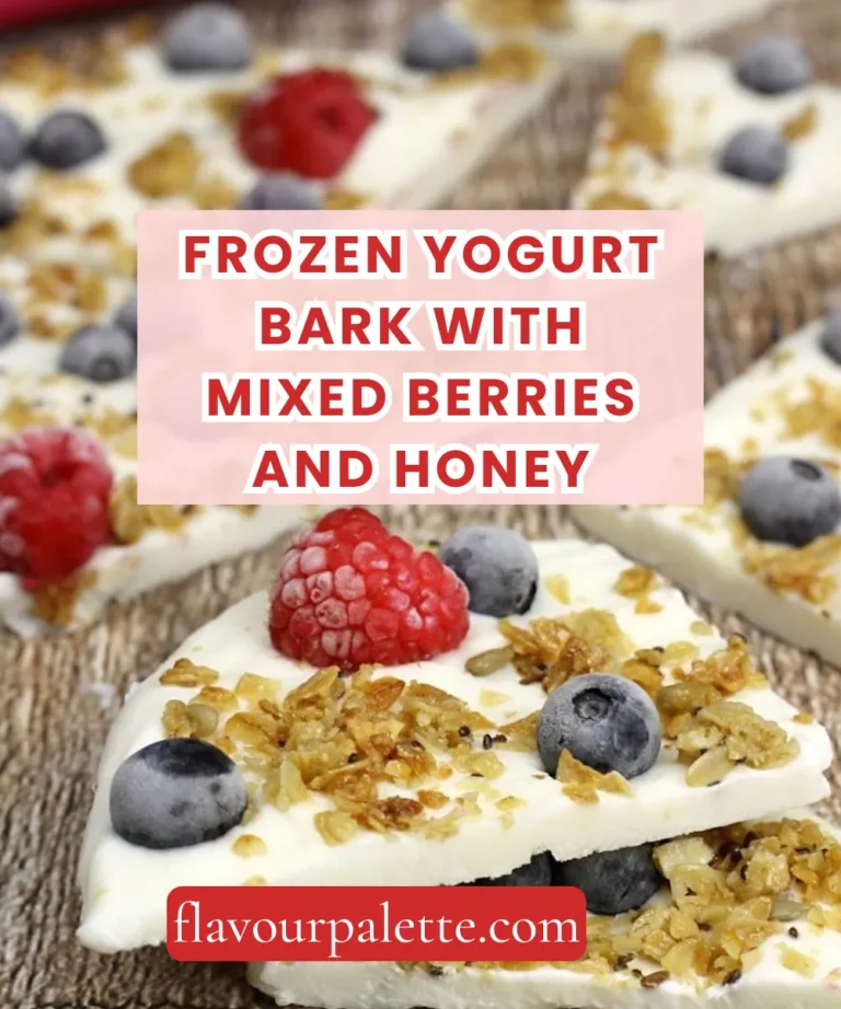Frozen Yogurt Bark with Mixed Berries and Honey – Healthy, Beautiful & Effortlessly Simple