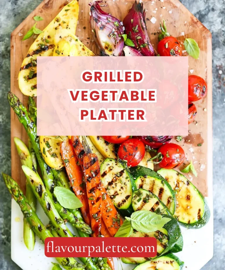 Grilled Vegetable Platter: A Smoky, Vibrant Rainbow Feast