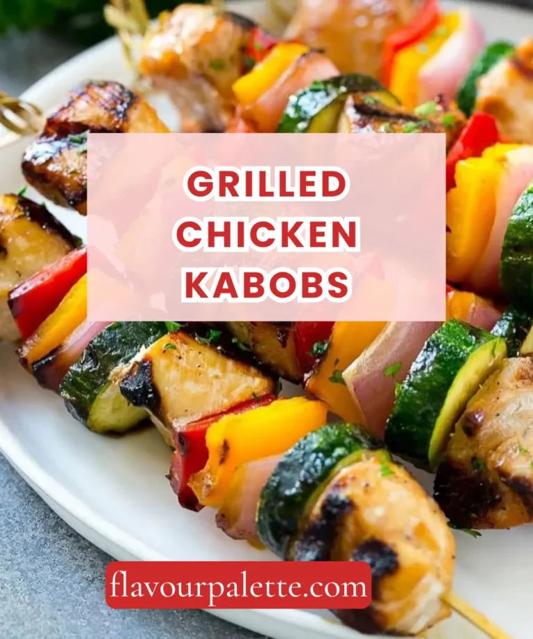 Grilled Chicken Kabobs: Juicy, Charred, and Crowd-Pleasing