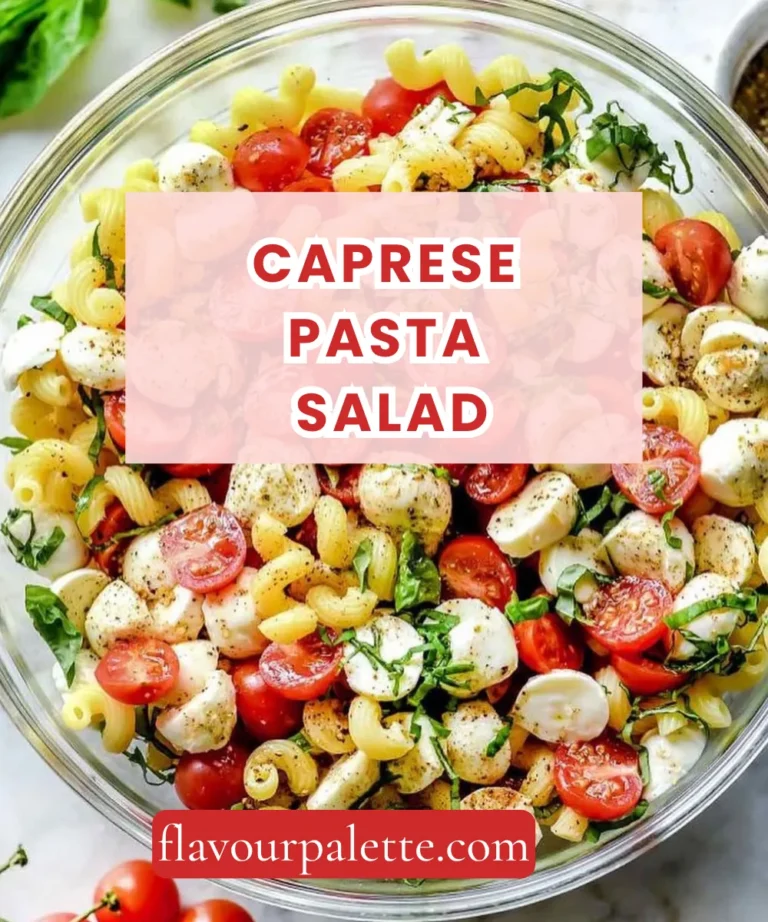 Caprese Pasta Salad Recipe: Fresh Italian Flavors