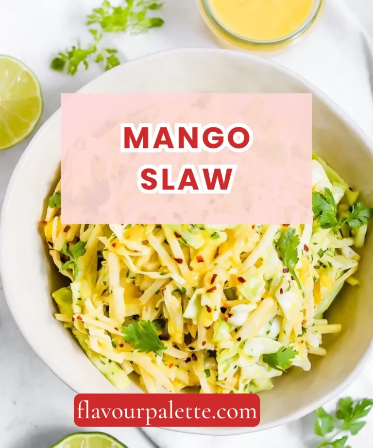 Mango Slaw – Fresh, Crunchy & Bursting with Flavour