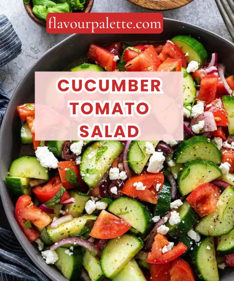 Cucumber Tomato Salad Recipe (Fresh, Crisp & Ready in 10 Minutes)
