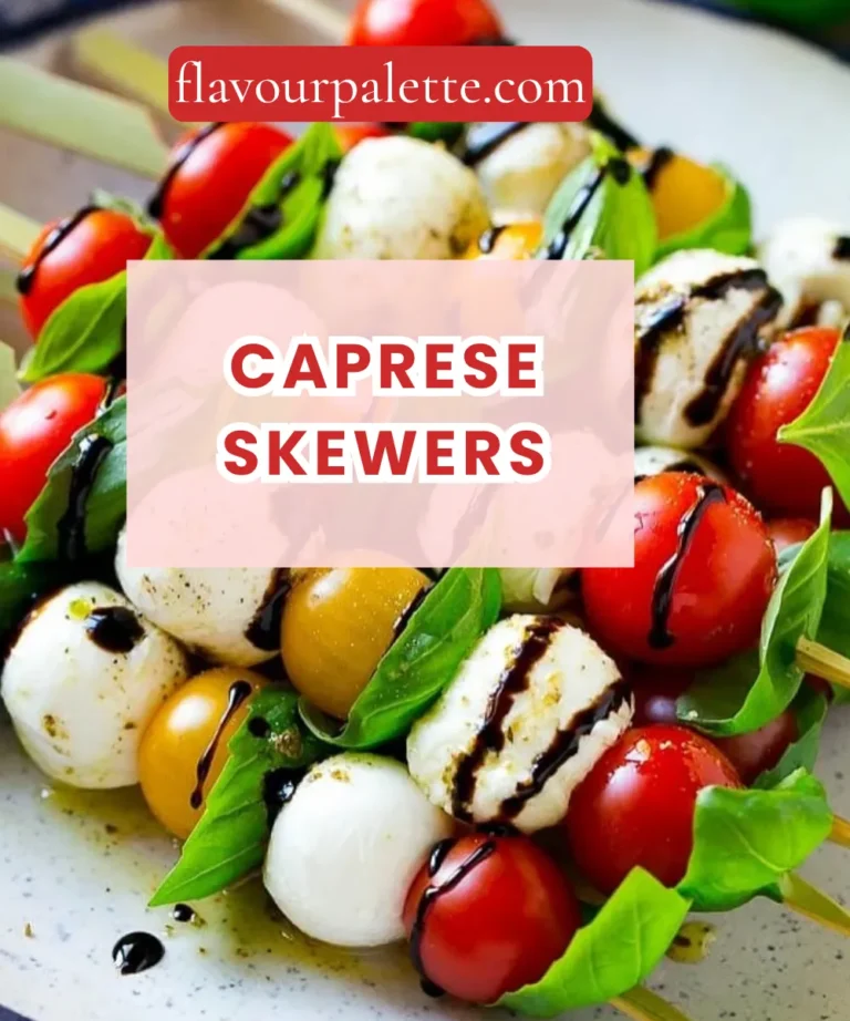 Caprese Skewers: The Ultimate No-Cook Party Appetizer