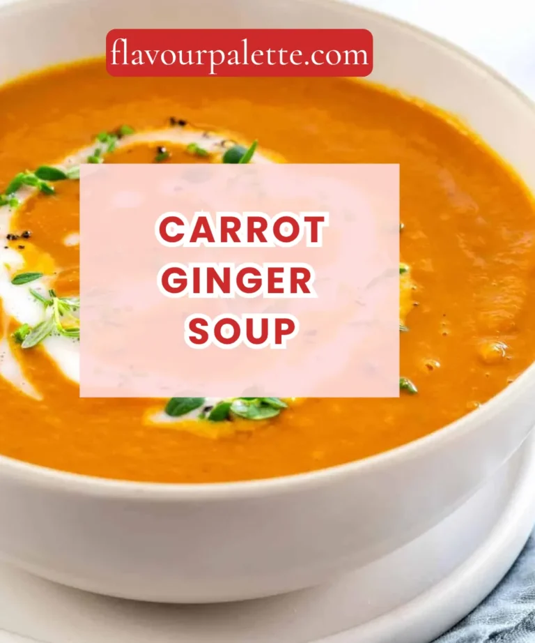 Carrot Ginger Soup Recipe: Vibrant, Warming, and Healthy
