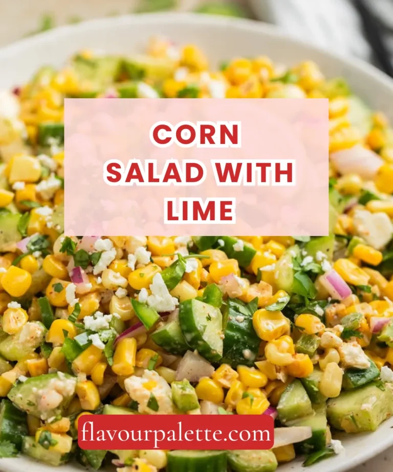 Corn Salad with Lime Recipe (Fresh, Bright & Ready in 15 Minutes)