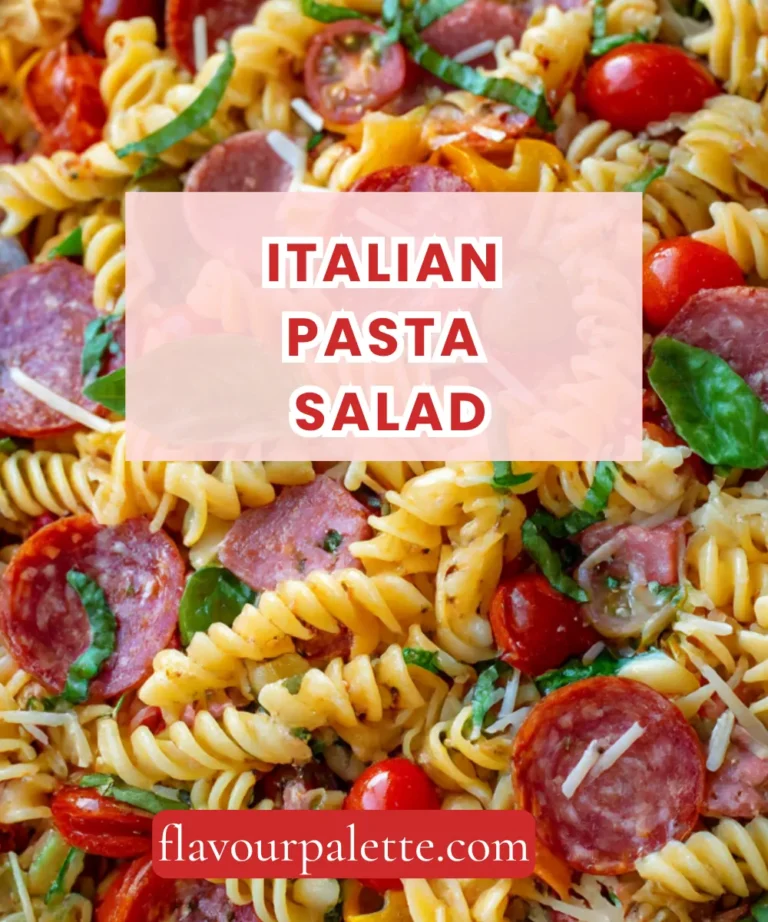 Italian Pasta Salad Recipe (Bold, Colorful & Perfect for Every Gathering)
