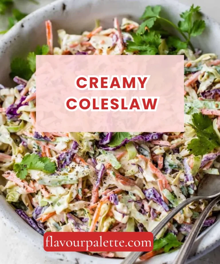 Creamy Coleslaw Recipe (Crisp, Tangy & Perfect for Every Occasion)