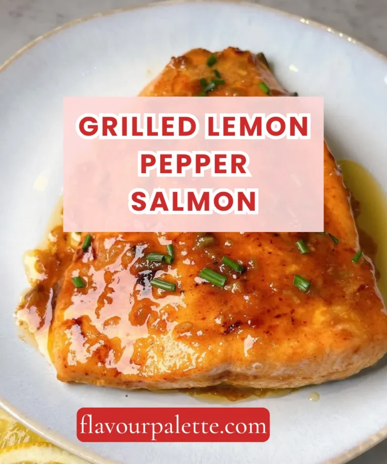 Grilled Lemon Pepper Salmon Recipe: Fresh and Flavorful