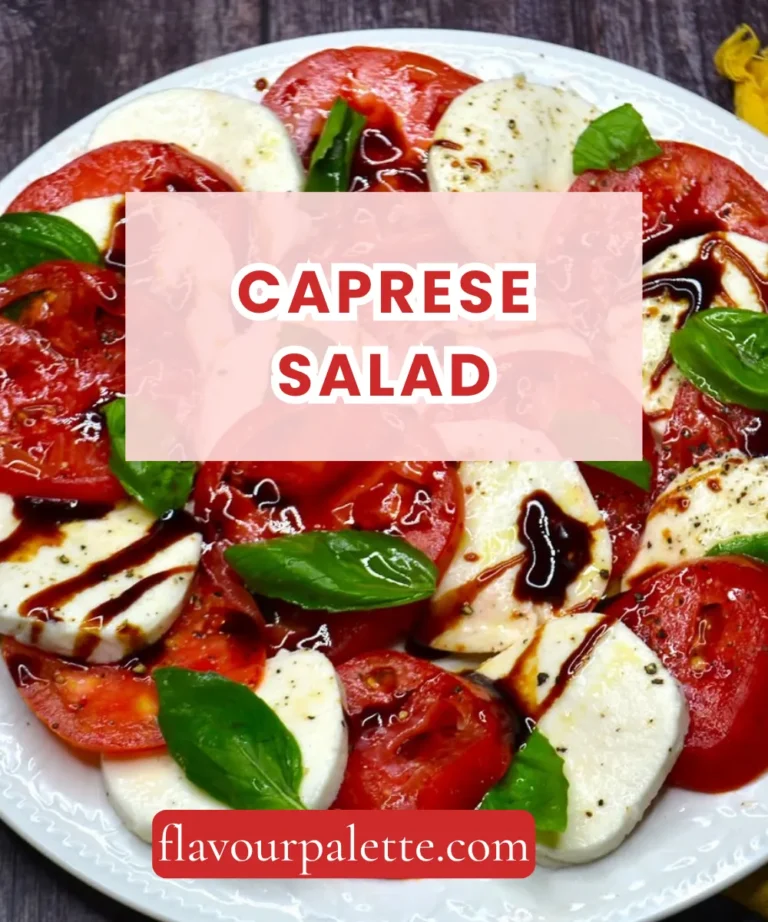 Caprese Salad Recipe (Fresh, Classic & Ready in 10 Minutes)