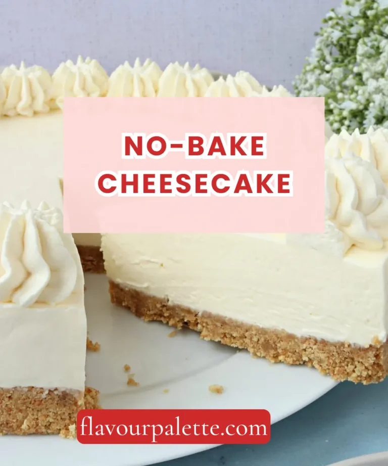 No-Bake Cheesecake Recipe: Creamy and Easy