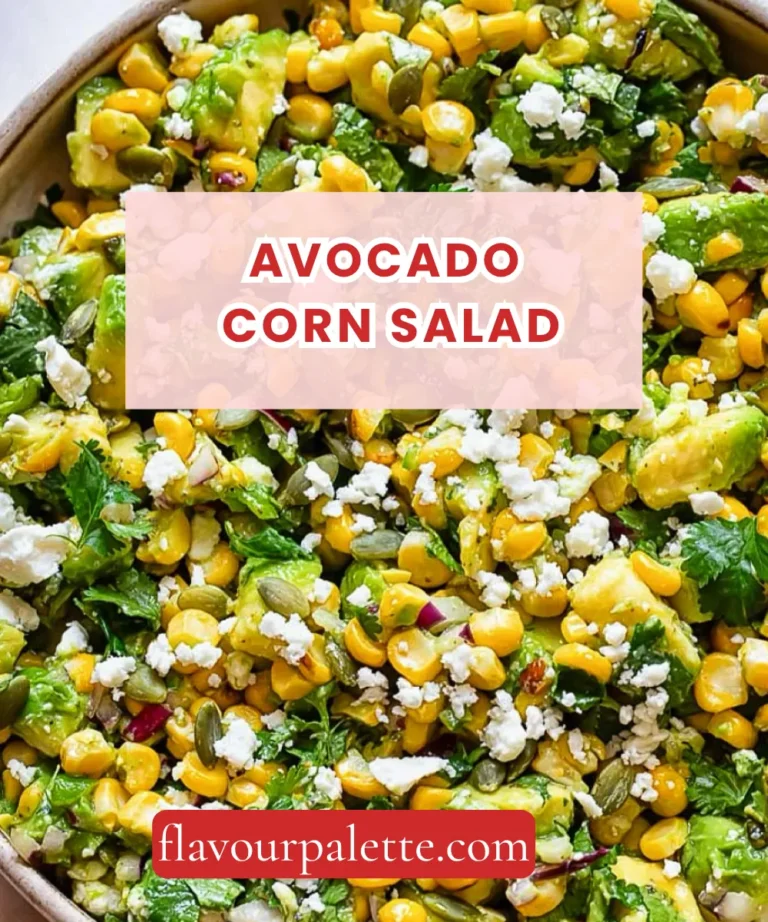 Avocado Corn Salad Recipe (Fresh, Creamy & Ready in 15 Minutes)