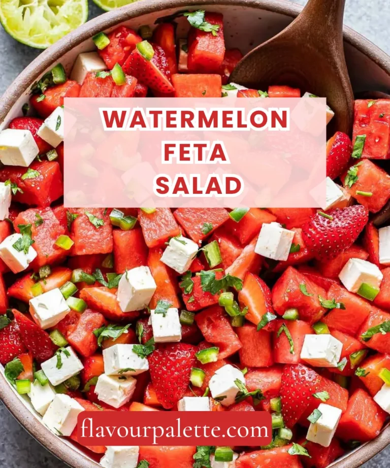 Watermelon Feta Salad Recipe (Sweet, Salty & Ready in 10 Minutes)