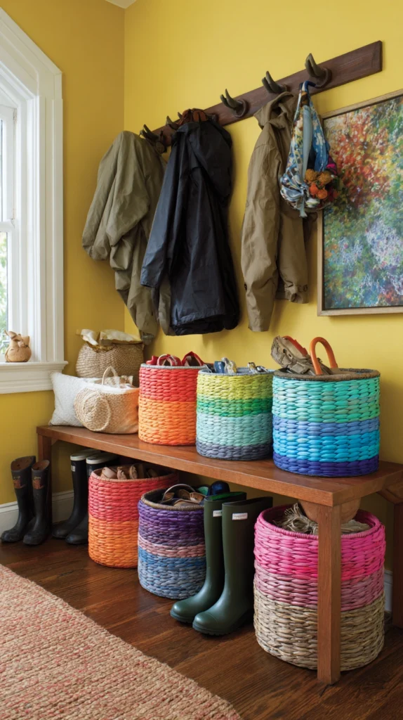 15 Fresh Summer Entryway Decor Ideas for a Warm Welcome 12 dq 11 1