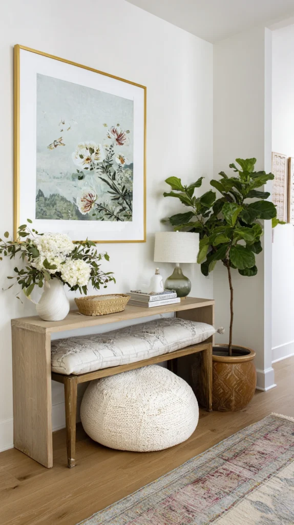 15 Fresh Summer Entryway Decor Ideas for a Warm Welcome 13 dq 12 1