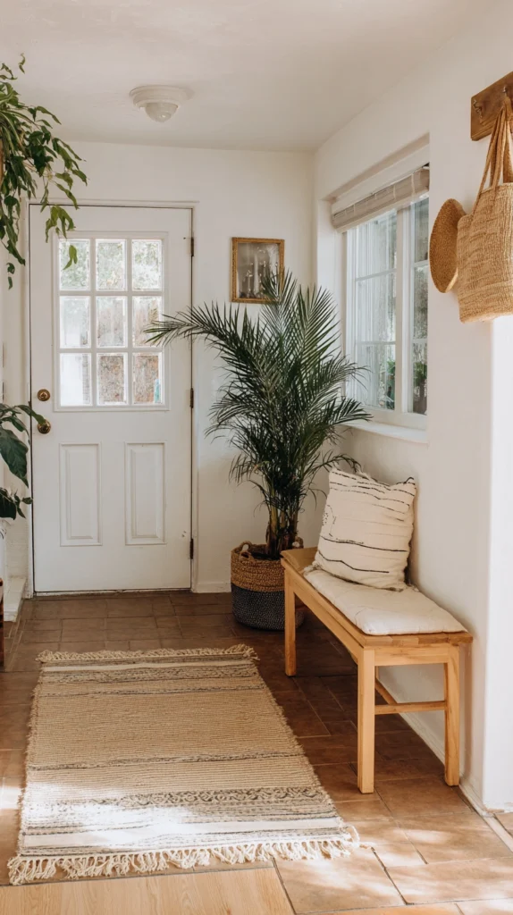 15 Fresh Summer Entryway Decor Ideas for a Warm Welcome 16 dq 15 1